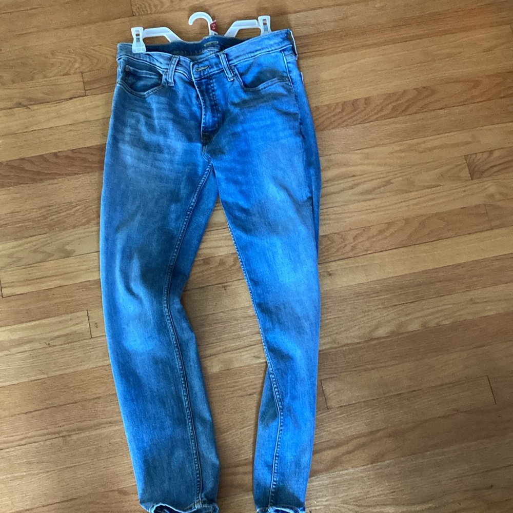 Old navy slim flex blue jeans size 32 waist and 32 length